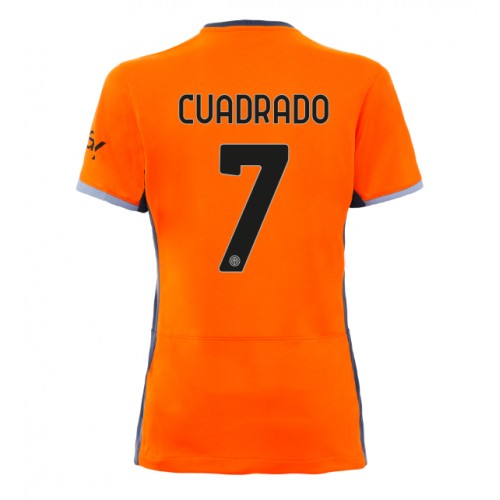 Fotballdrakt Dame Inter Milan Juan Cuadrado #7 Tredjedrakt 2023-24 Kortermet